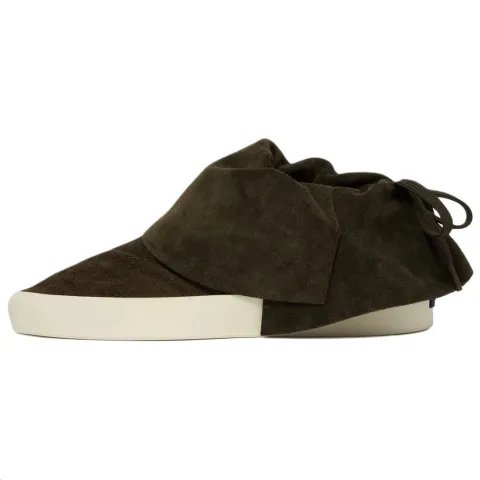 Fear Of God Moc Suede Low top Skateboard Shoes Men's Olive Green