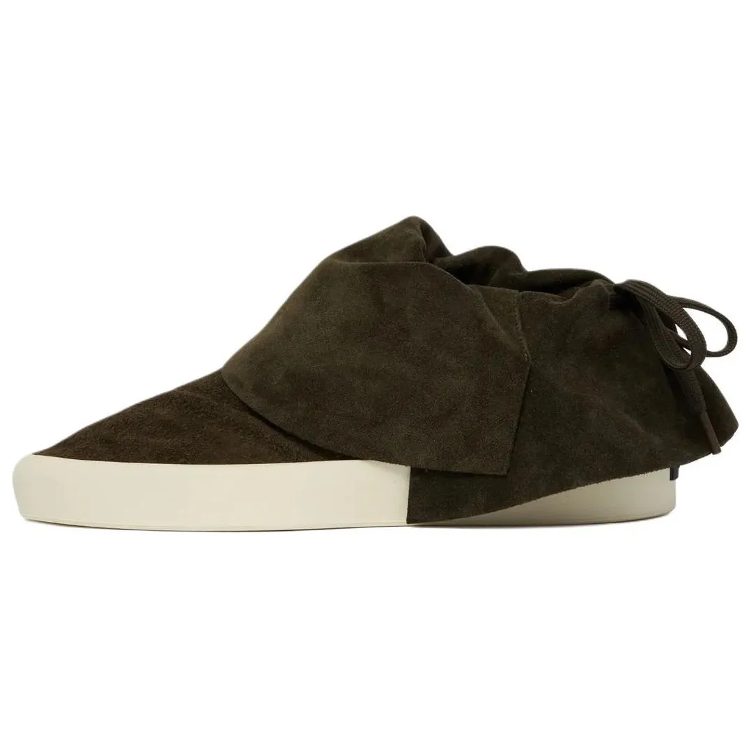 Fear Of God Moc Suede Low top Skateboard Shoes Men's Olive Green