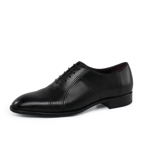Chrisdien Deny Leather Dress Shoes Men's Black