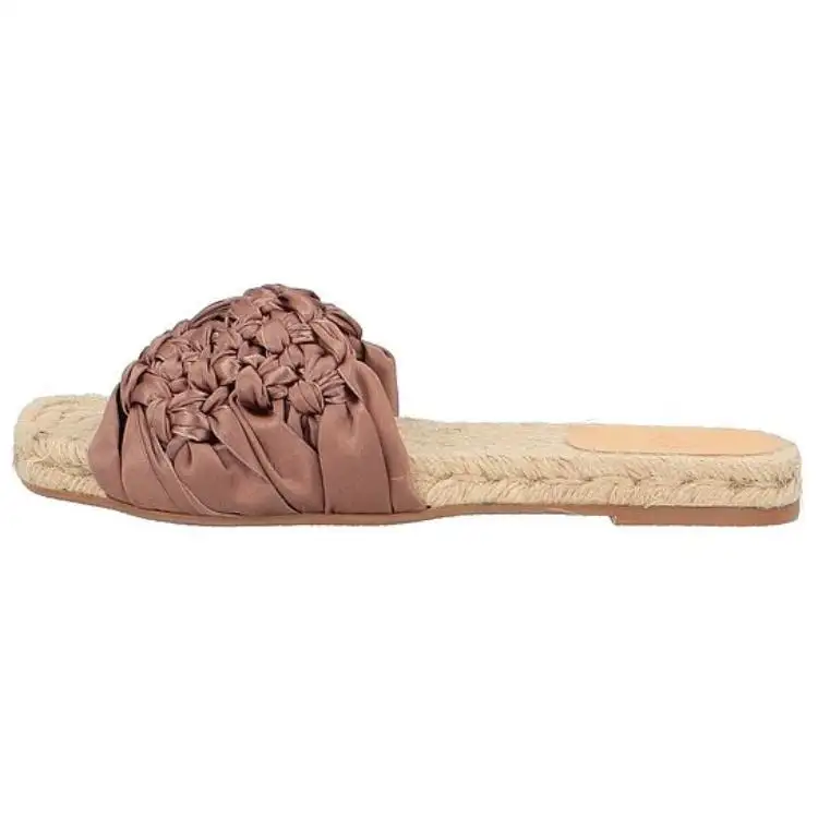 Castañer Slip Resistant Abrasion Resistant Slide Slippers Women's Brown