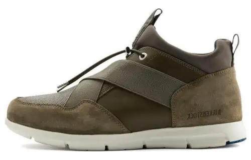 Birkenstock Leather Breathable Low top Casual Shoes Men's Khaki
