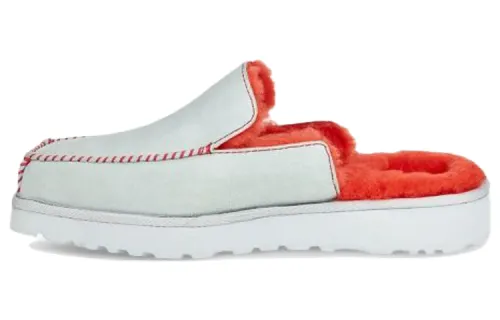 UGG Block Slide Shoe Gray Blue Orange