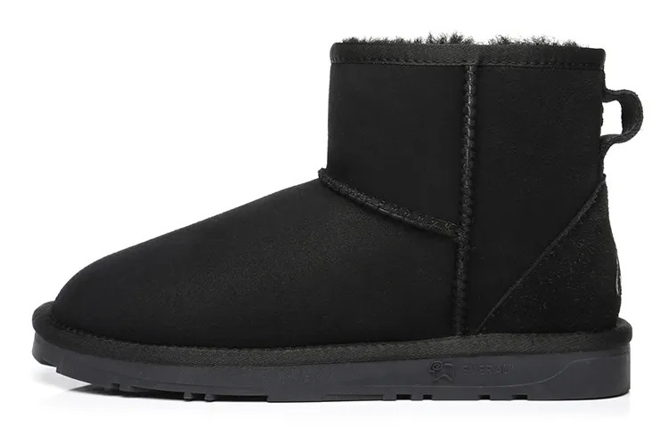 EVERAU Snow Boots Unisex Black