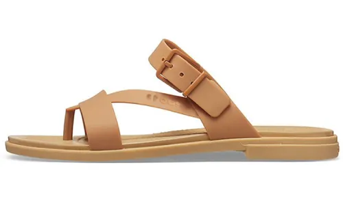 Crocs Casual Gold Color Slippers Women's