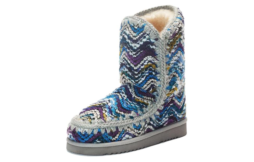 MOU Eskimo Short Snow Boots Women's Blue