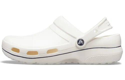 Crocs Wear Resistant Non Slip Sports Unisex White Black Sandals 'White Black'