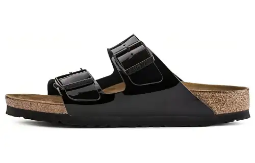 Birkenstock Arizona Birko-Flor Patent Black Women's