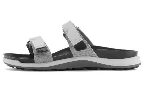 Birkenstock Pu Slide Slippers Women's Gray White