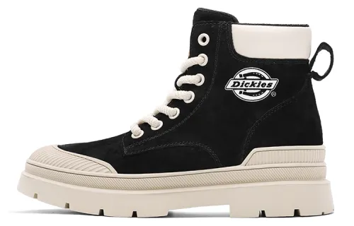Dickies Short Mid Calf Combat Boots Women's Black