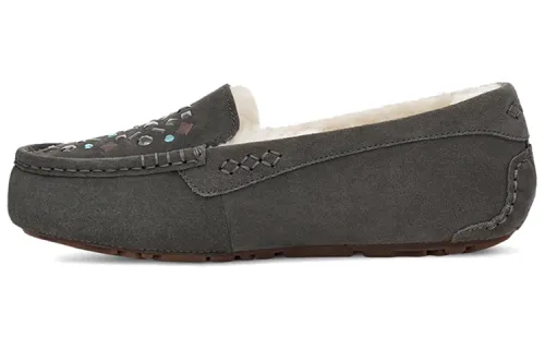 UGG Ansley Stud 2 Rivets Slip On Grey Women's