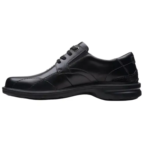 Clarks Leather Casual Shoes Men's Black