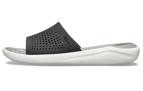 Crocs LiteRide Fashion Slippers Unisex Light Grey