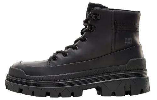 CAT HARDWEAR Collection Leather Outdoor Boots Unisex Black