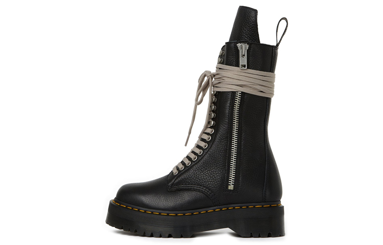Dr. Martens Dr.Martens X Rick Owens 1918 Leather Lace Up Platform Boots 'Black'