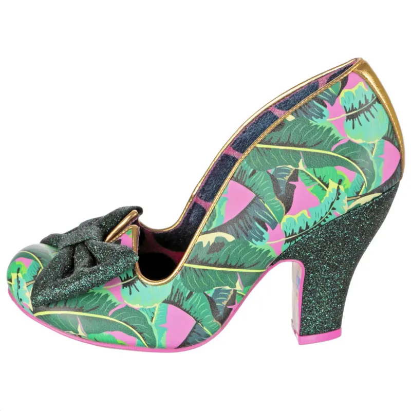 IRREGULAR CHOICE High Heels Women's Green Pink Gold