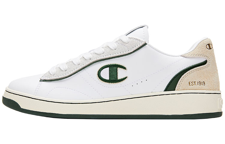 Champion Essentials Collection Alpha 1 Low top Skateboard Shoes Men's White Green