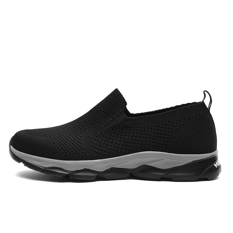 Medd Walking Shoes Men’s Low Top Black