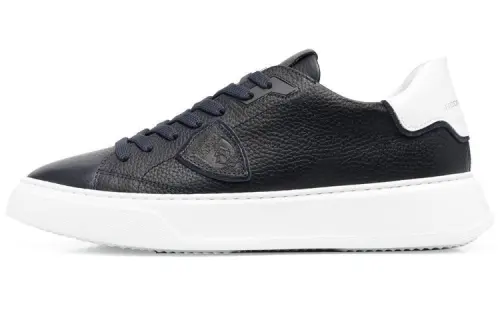 PHILIPPE MODEL Paris Temple Veau Leather Sneakers