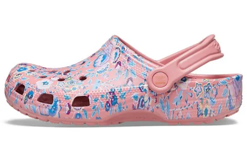 Crocs Classic Clog Liberty London Beach Pink Sandals Women's