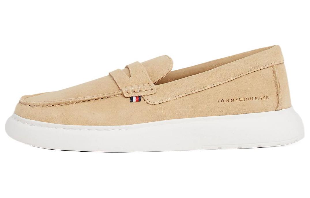 Tommy Hilfiger Suede Loafers Men's Khaki