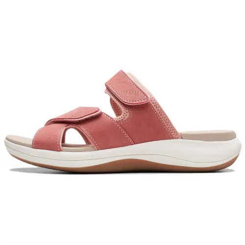 Clarks Abrasion Resistant Slip Resistant Slide Slippers Women's Coral
