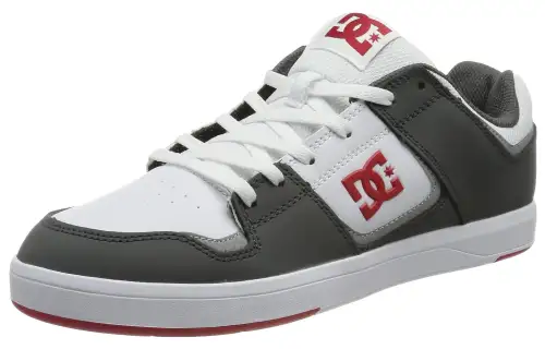 DC Shoes Slip Resistant Cushioning Abrasion Resistant Low top Skateboard Shoes Men's Gray