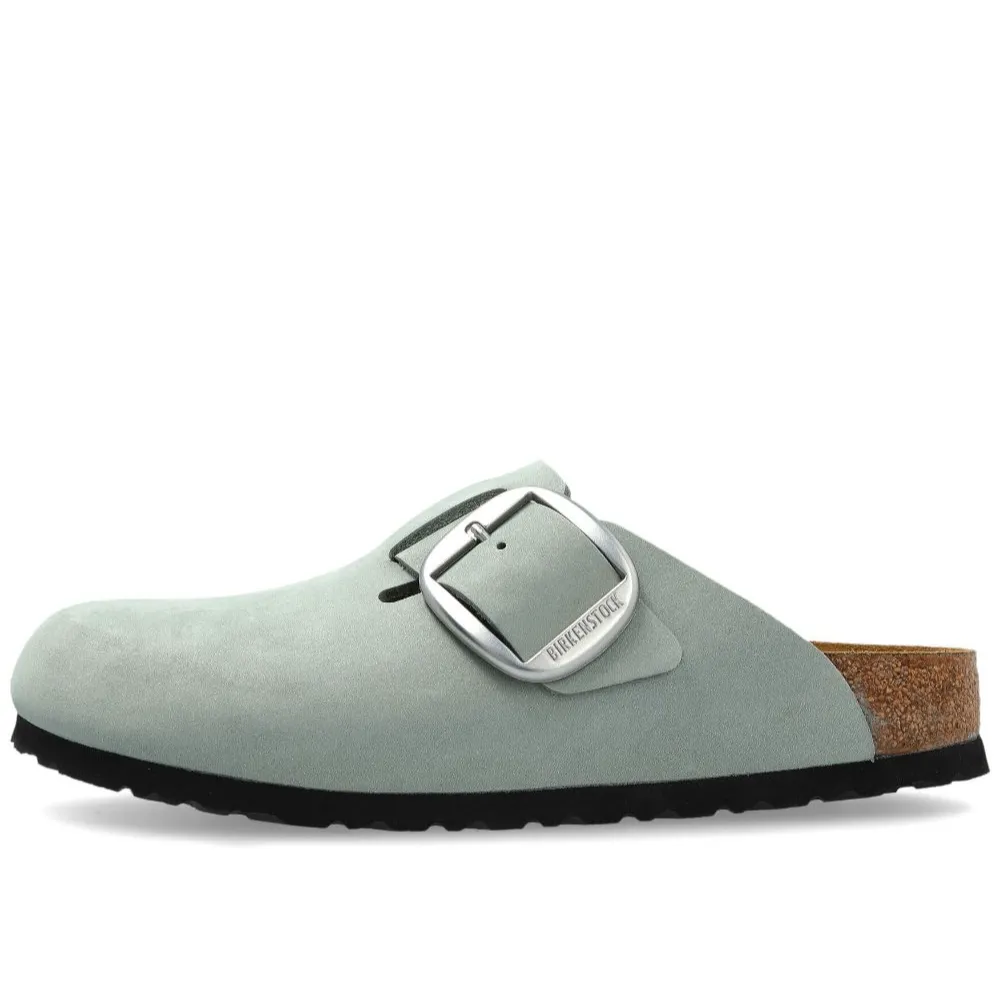 Birkenstock Boston Rubber Sole Closed Toe Slippers Women's Cyan