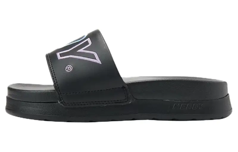 Nerdy Slide Slippers Unisex Black