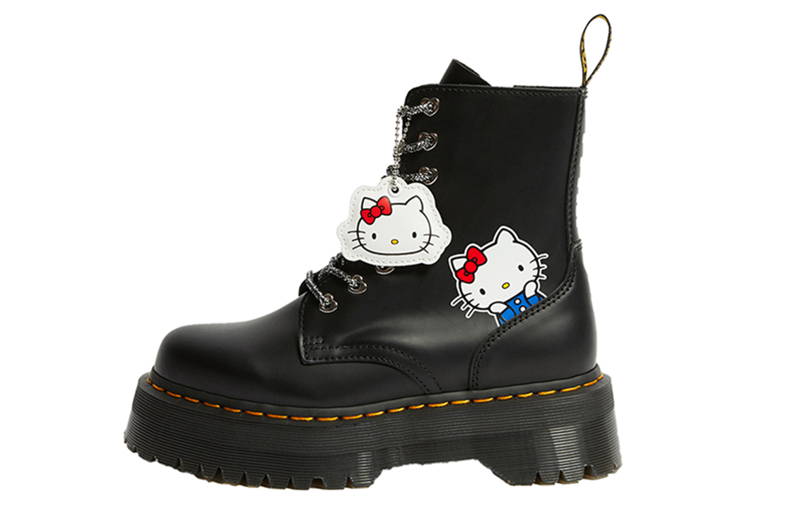 Dr. Martens X Hello Kitty 8 Boots Black Women's