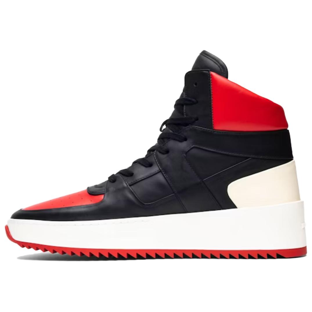 Мужские кроссовки Fear of God Basketball Sneaker (красно-черные)