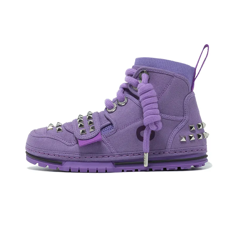 OETZI Fabric High top Skateboard Shoes Women's