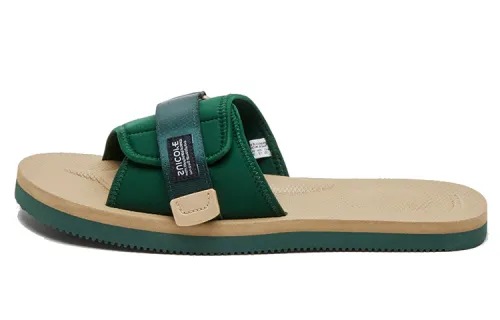 Suicoke Strap Stylish Sandal Beige Green