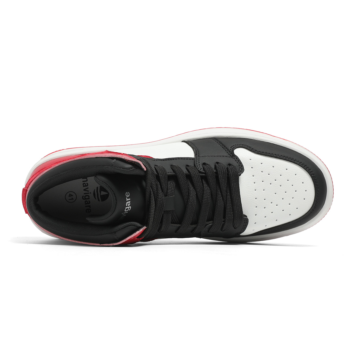 NAVIGARE Cushioning, Slip Resistant, Abrasion Resistant, Balance, Rebound Mid top Vintage Basketball Shoes Men’s