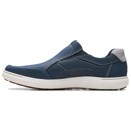 Clarks Leather Low top Casual Shoes Men's Blue