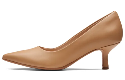 Clarks Slim Heel High Heels Women's Brown