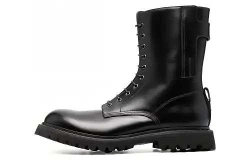 PREMIATA Rois Leather Ankle Boots Men's Black
