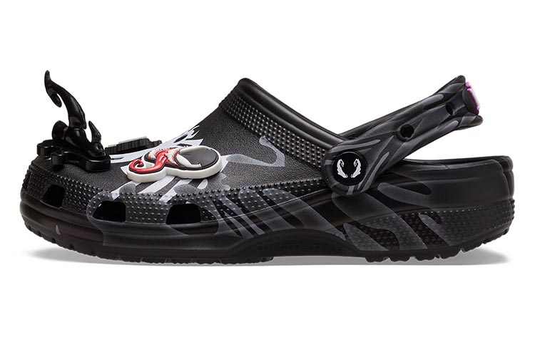 Кроксы Crocs Marvel Spiderman Venom (черные)