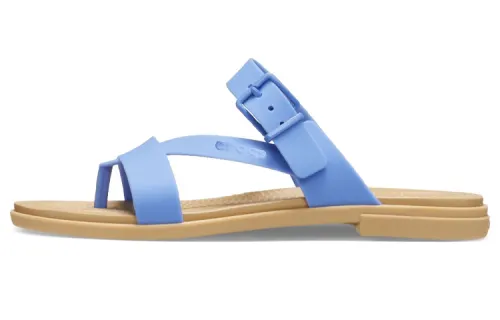 Crocs Tulum Slide Slippers Women's Blue/Brown