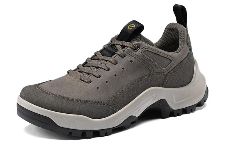 Ecco Trail Running Cushioning Abrasion Resistant Slip Resistant Low top Outdoor Shoes Men’s Brown White