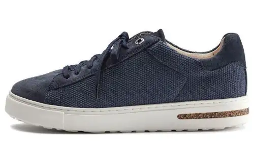 Birkenstock Fabric Low top Skateboard Shoes Unisex Midnight Blue Narrow