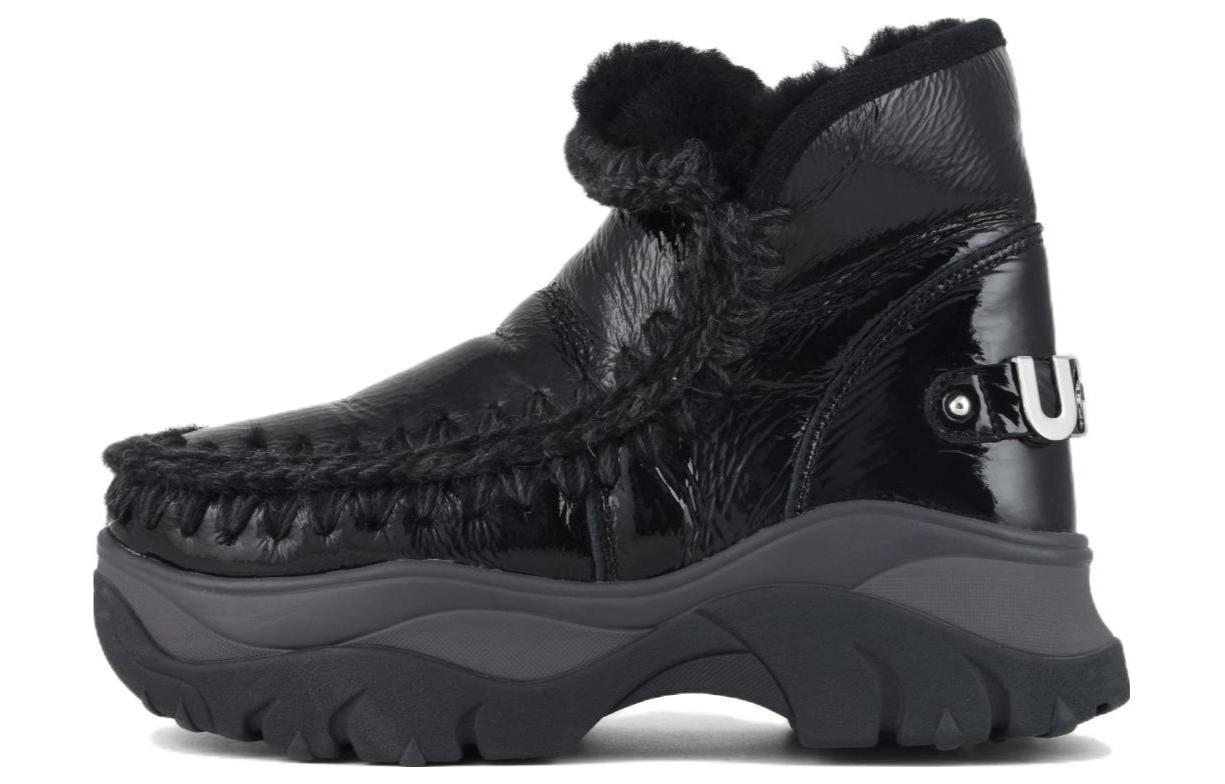 Mou Crochet Stitch-trim Chunky Sneakers