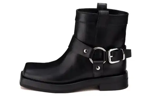 AGL Leather Ankle Boots 3.5cm Women's Black