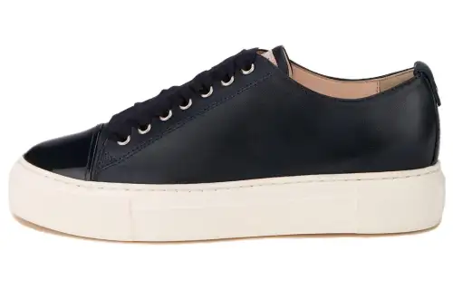 AGL Calfskin Low top Skateboard Shoes Women's Black