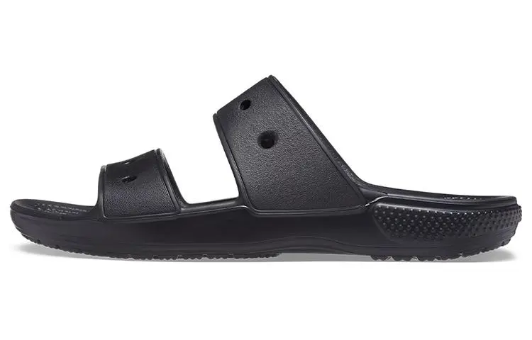 Crocs EVA Leather Patchwork Shoe Unisex Black