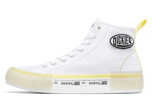 Dickies Canvas Shoes Unisex High Top White