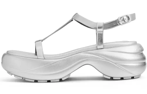 CHARLES&KEITH Small Ck Pu One Strap Sandals 6.5cm Women's