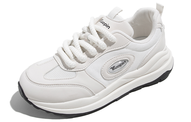 TUOPIN Textile, Synthetic Leather Fall Winter Fleece Lined, Outing Stroll, Campus Style Platform Sports