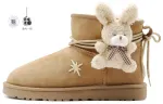 UGG CLASSIC MINI Short Snow Boots Women's Brown