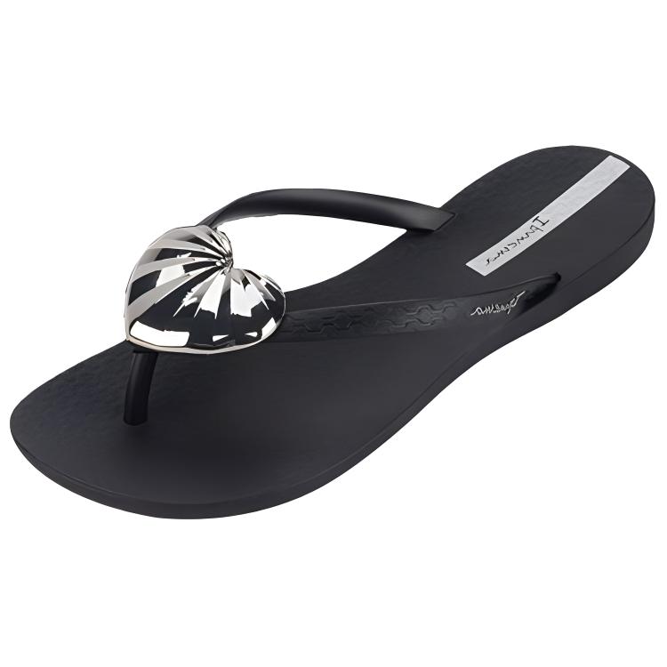 Ipanema Fashion Trend Quiet Abrasion Resistant Quick Dry Flip Flops Women's Black