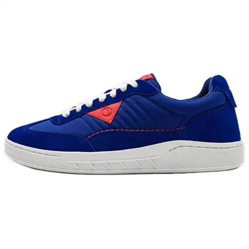 Clarks Cow Split Leather Low top Skateboard Shoes Men's Blue